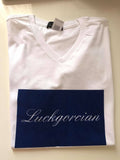 Limited edition short sleever men T-shirt in flock print