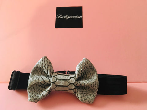 Grey bow tie for sale