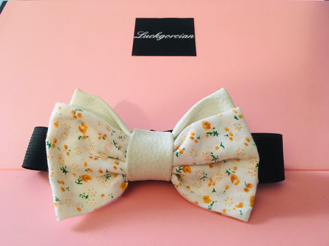 Bow tie called Bloom a bloom