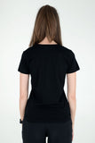 Limited edition short sleeved t-shirts for women  in flock print