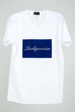 Limited edition short sleever men T-shirt in flock print